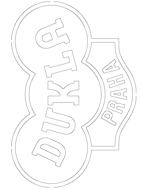 Dibujo de Fotbalový Klub Dukla Praga para Colorear Dibujo de Fotbalový Klub Dukla Praga para Colorear