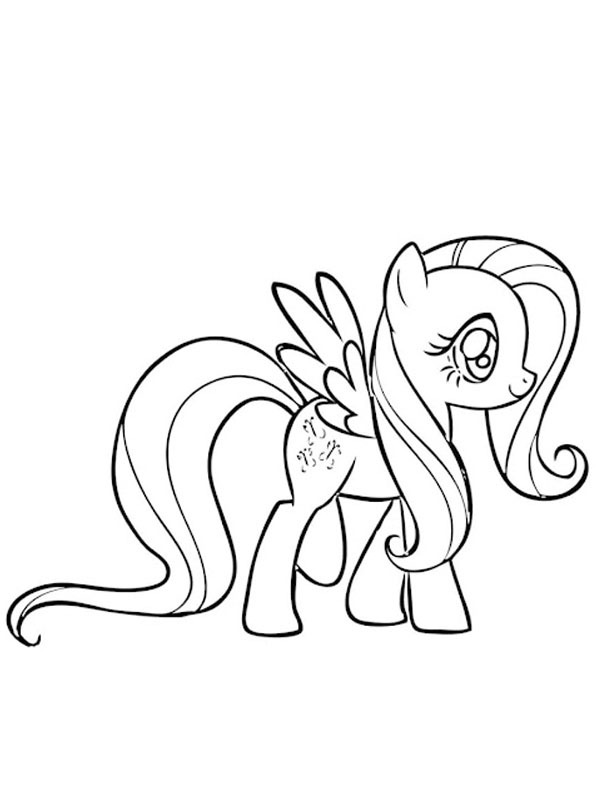 Dibujo de Fluttershy (My Little Pony) para Colorear