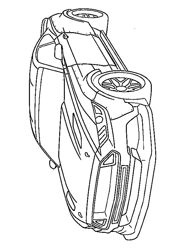 Dibujo de Ford Mustang RTR para Colorear