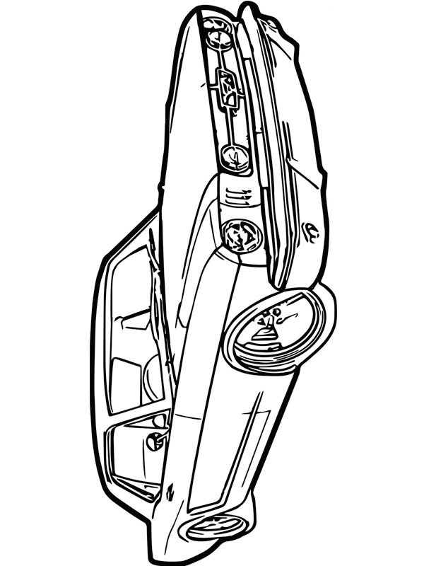 Dibujo de Ford Mustang para Colorear Dibujo de Ford Mustang para Colorear