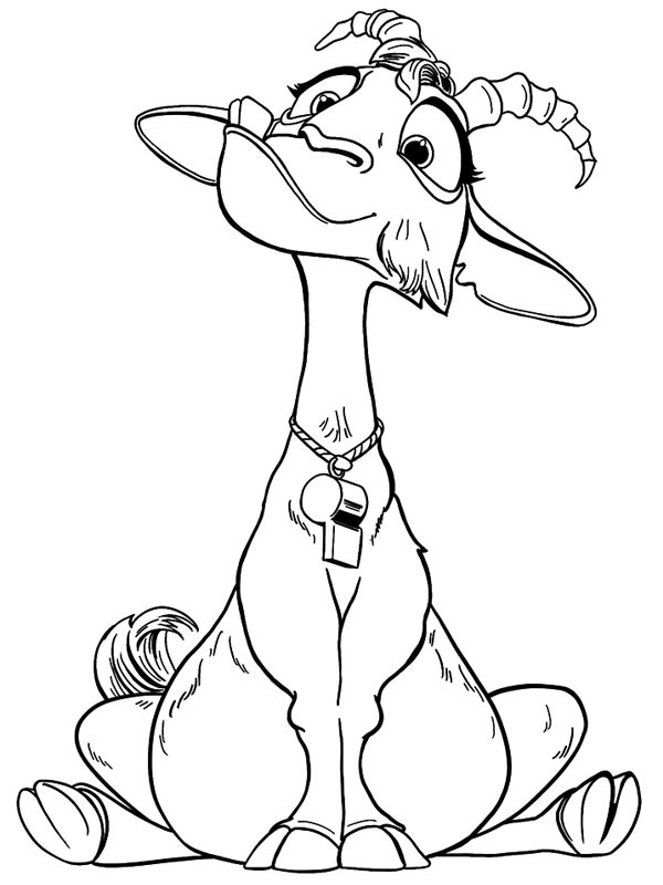 Dibujo de Cabra Lupe para Colorear Dibujo de Cabra Lupe para Colorear