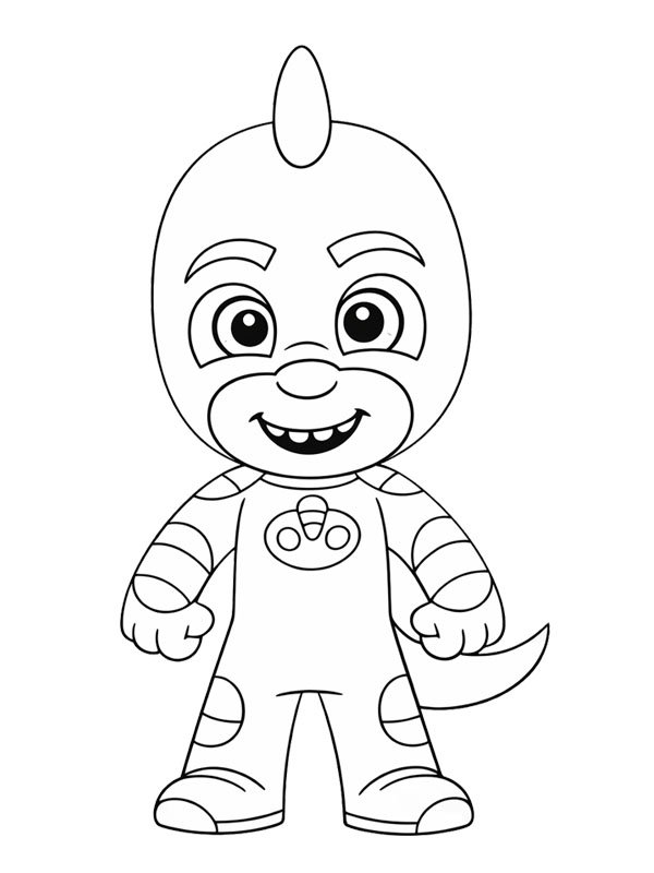 Dibujo de Gekko (PJ Masks) para Colorear