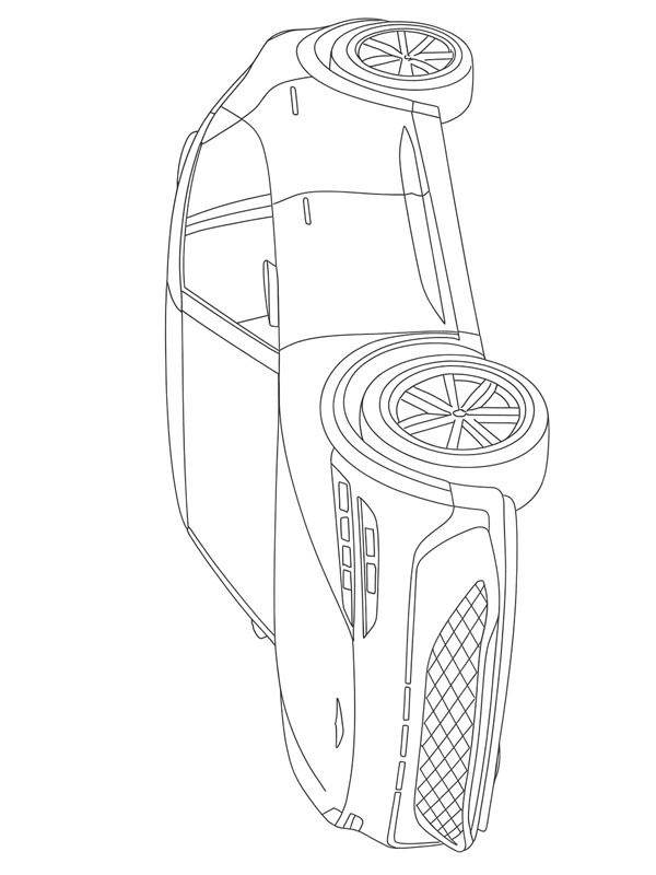 Dibujo de Genesis GV60 Magma para Colorear Dibujo de Genesis GV60 Magma para Colorear