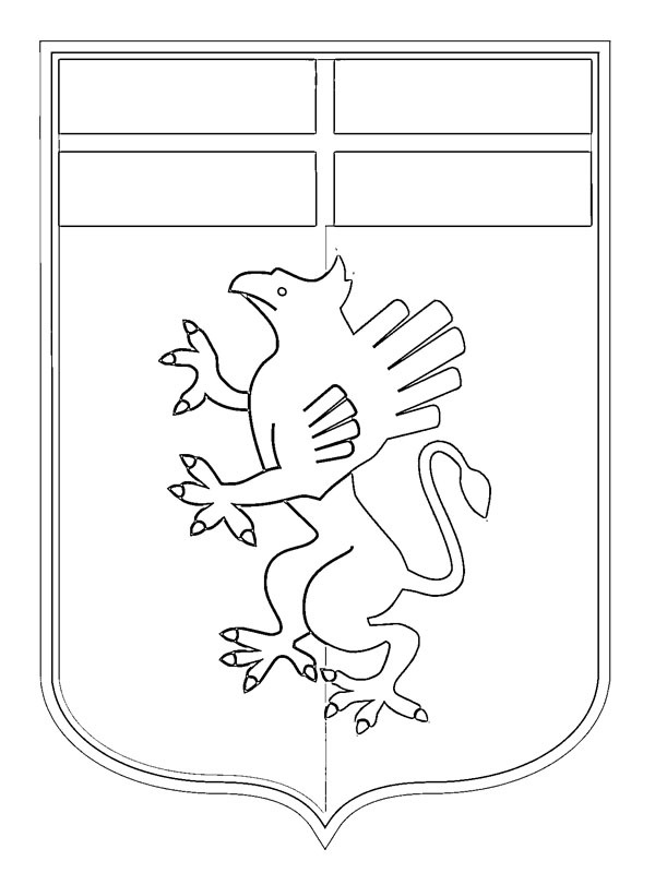 Dibujo de Genoa Football Club para Colorear