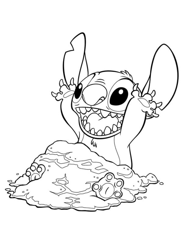 Dibujo de Puntada peligrosa para Colorear Dibujo de Puntada peligrosa para Colorear
