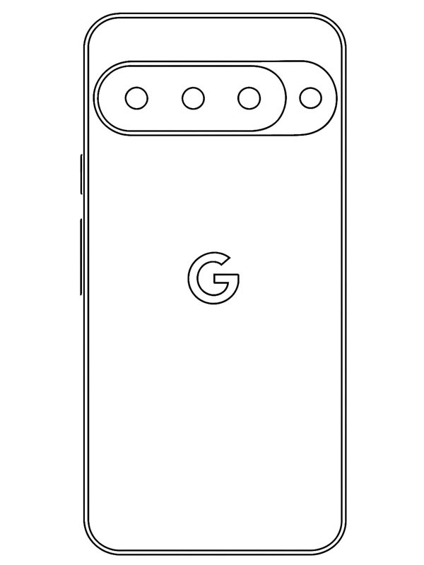 Dibujo de Google Pixel 10 para Colorear Dibujo de Google Pixel 10 para Colorear