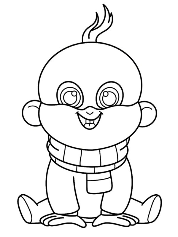Dibujo de Gru Jr. (Mi Villano Favorito 4) para Colorear Dibujo de Gru Jr. (Mi Villano Favorito 4) para Colorear