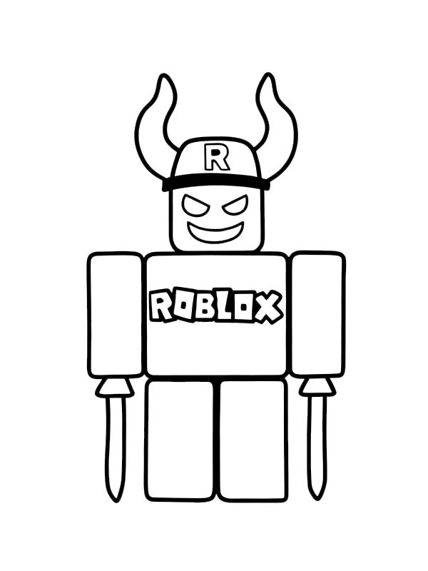 Dibujo de Guest 666 (Steal a Brainrot) para Colorear Dibujo de Guest 666 (Steal a Brainrot) para Colorear