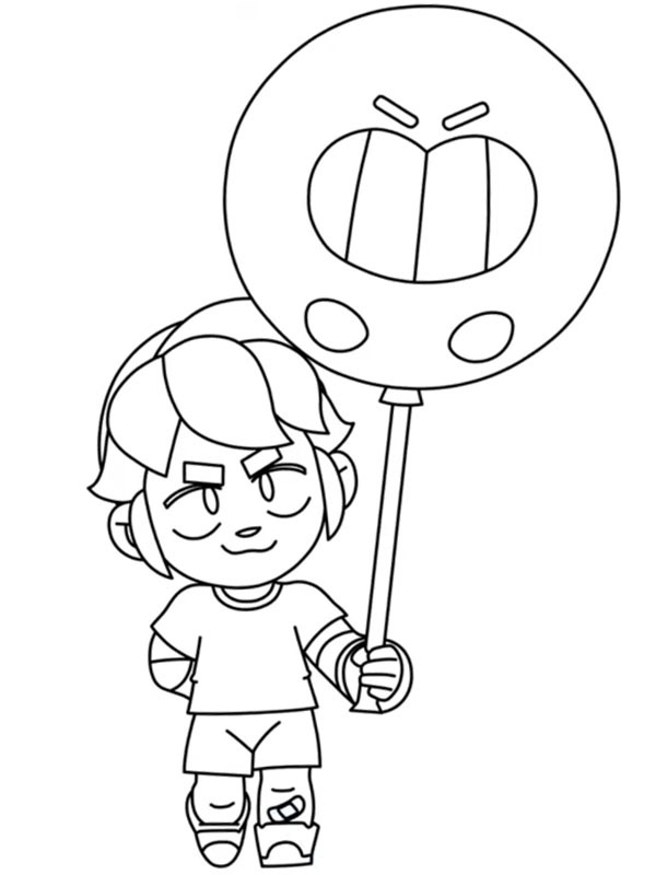 Dibujo de Gus Brawl Stars para Colorear Dibujo de Gus Brawl Stars para Colorear