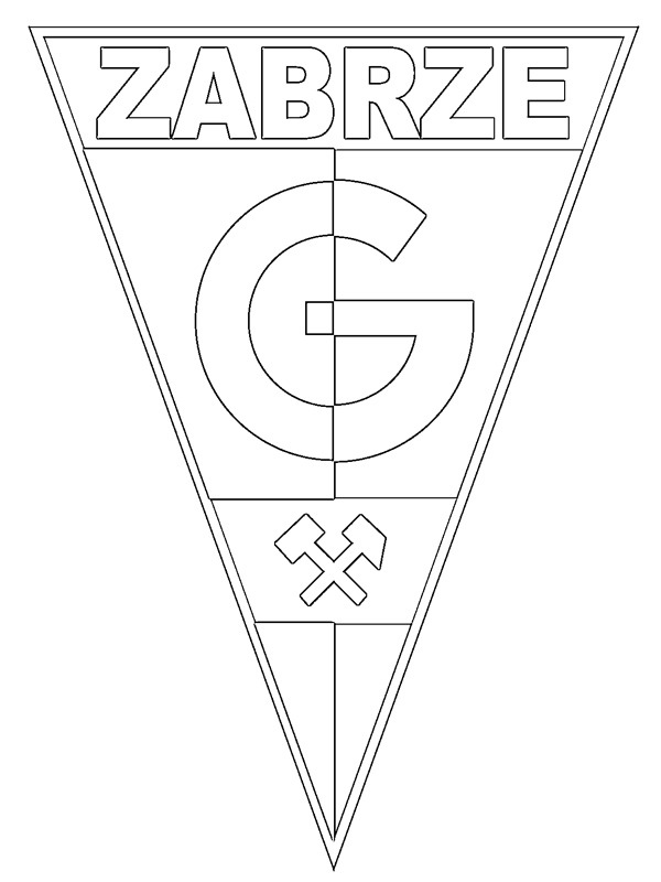 Dibujo de Górnik Zabrze para Colorear Dibujo de Górnik Zabrze para Colorear