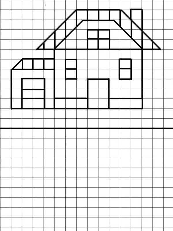 Dibujo de dibujar una casa para Colorear Dibujo de dibujar una casa para Colorear