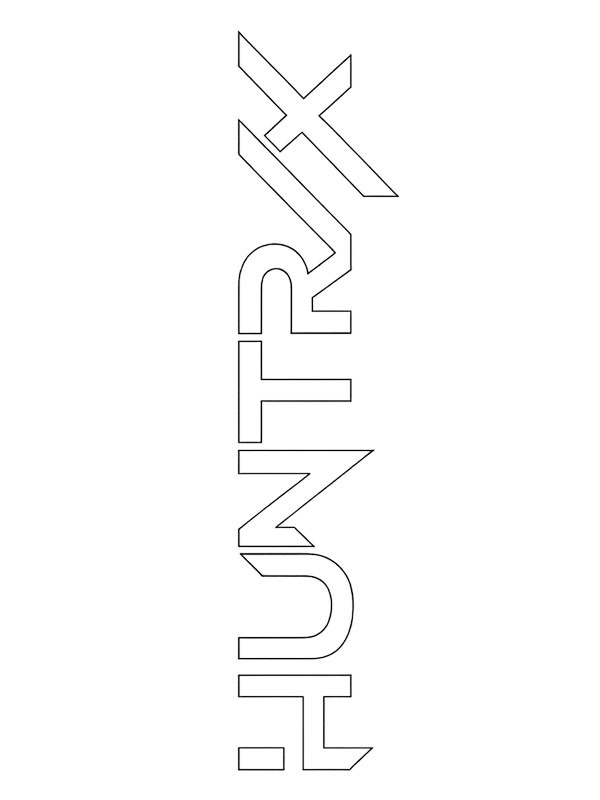 Dibujo de Logo de Huntrix para Colorear Dibujo de Logo de Huntrix para Colorear