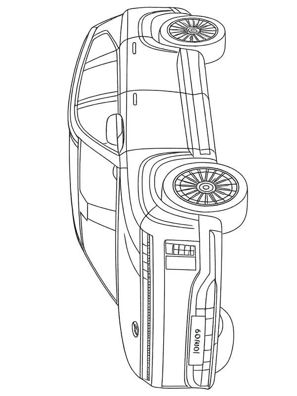 Dibujo de Hyundai Ioniq 9 para Colorear Dibujo de Hyundai Ioniq 9 para Colorear