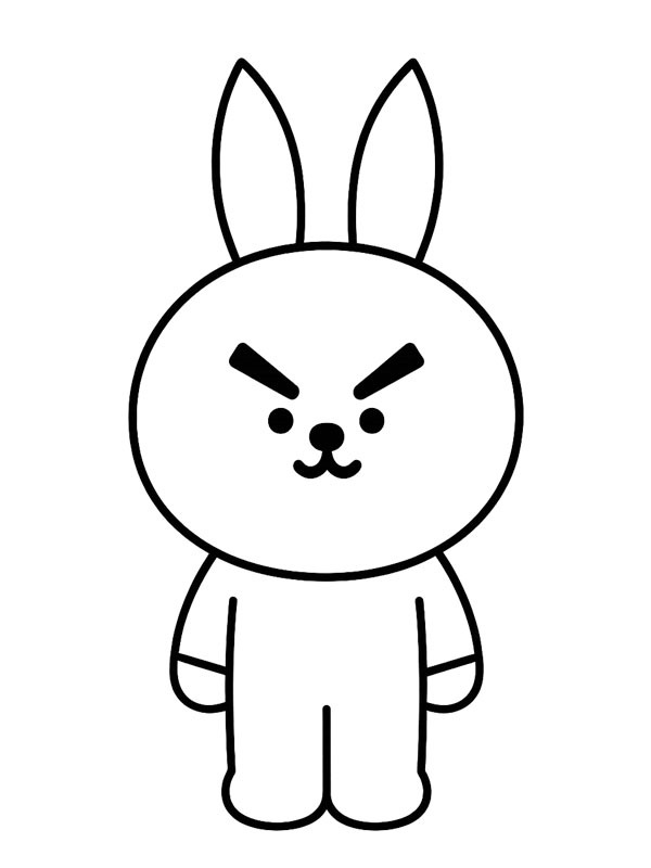 Dibujo de Ian BT21 para Colorear Dibujo de Ian BT21 para Colorear