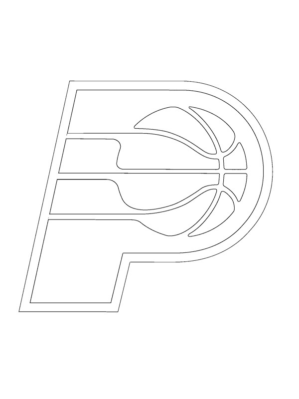 Dibujo de Indiana Pacers para Colorear Dibujo de Indiana Pacers para Colorear