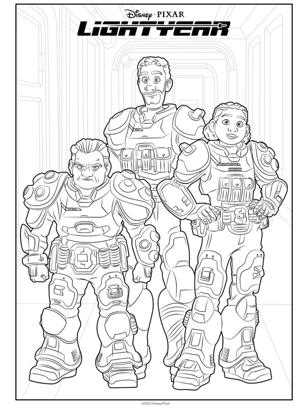 Dibujo de Izzy, Darby y Mo para Colorear Dibujo de Izzy, Darby y Mo para Colorear