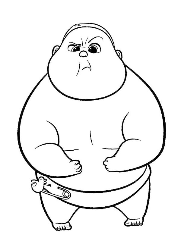 Dibujo de Jimbo para Colorear Dibujo de Jimbo para Colorear