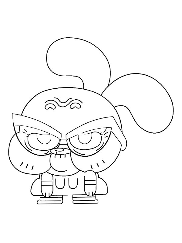 Dibujo de Joanna Watterson para Colorear Dibujo de Joanna Watterson para Colorear