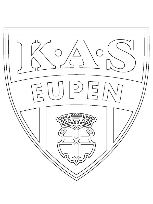 Dibujo de KAS Eupen para Colorear