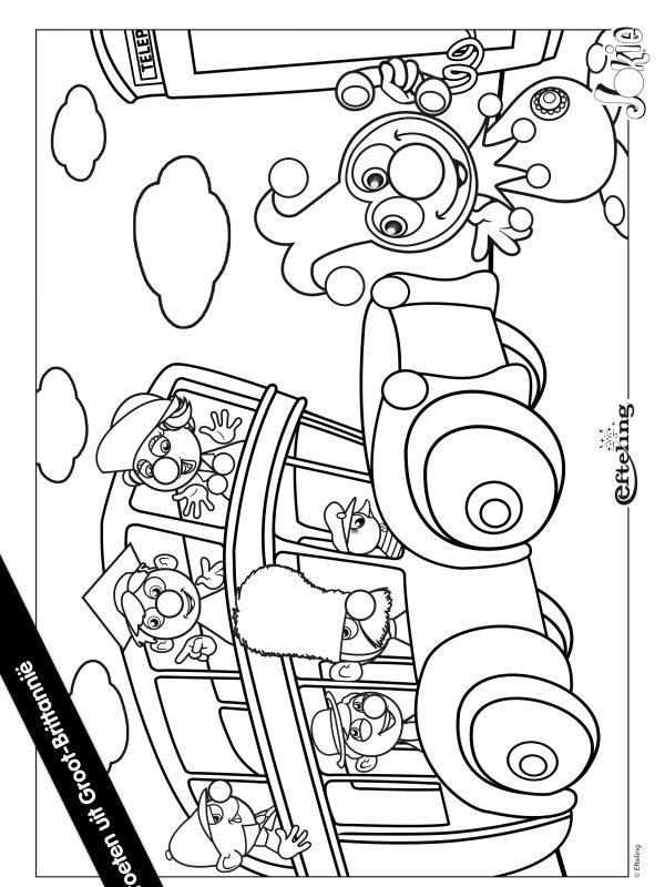 Dibujo de Jokie Inglaterra Efteling para Colorear Dibujo de Jokie Inglaterra Efteling para Colorear