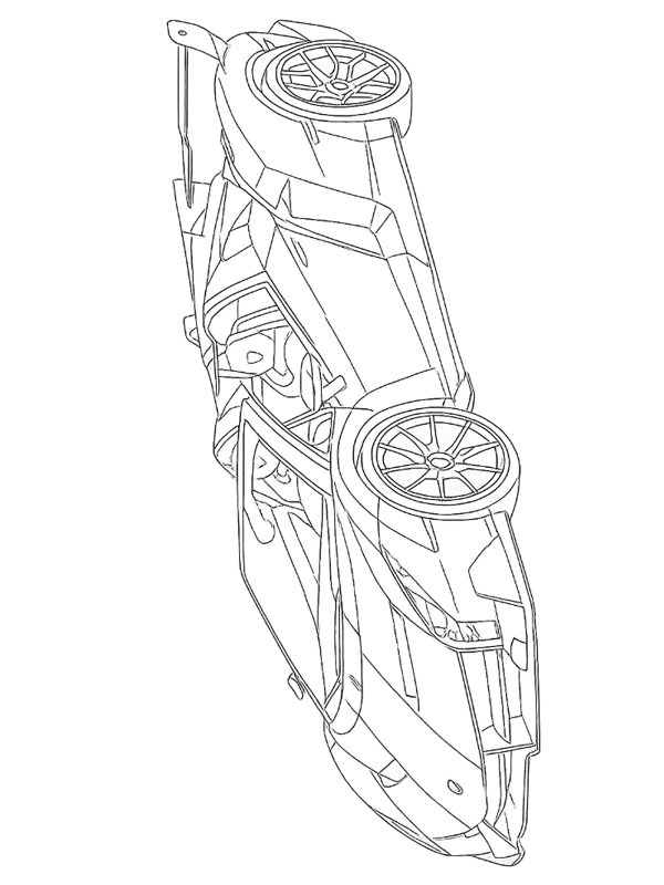 Dibujo de Lamborghini Veneno para Colorear Dibujo de Lamborghini Veneno para Colorear