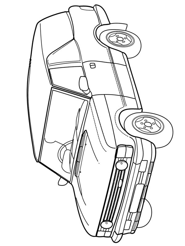 Dibujo de Land Rover Range Rover Classic para Colorear Dibujo de Land Rover Range Rover Classic para Colorear