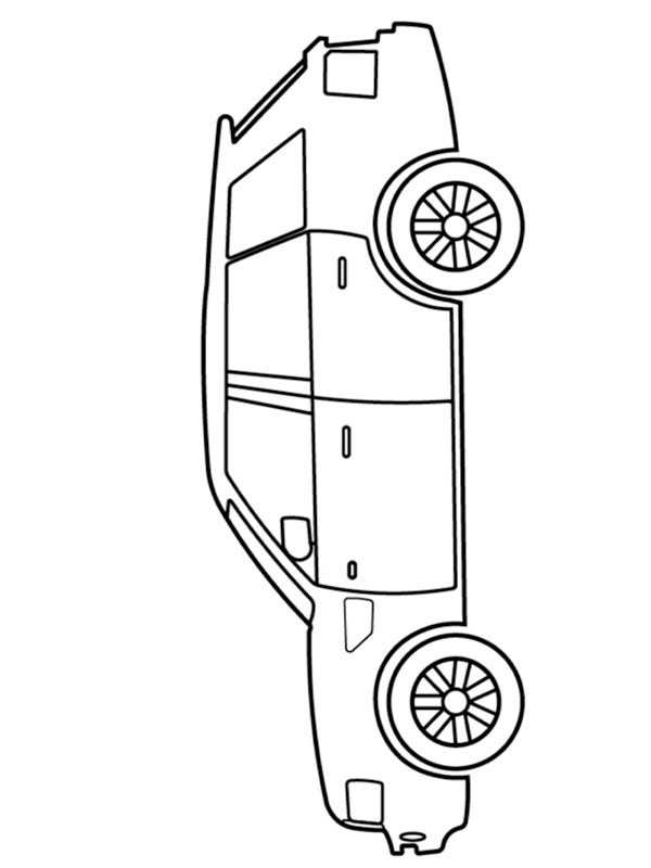 Dibujo de Land Rover Range Rover Sport (2005) para Colorear Dibujo de Land Rover Range Rover Sport (2005) para Colorear