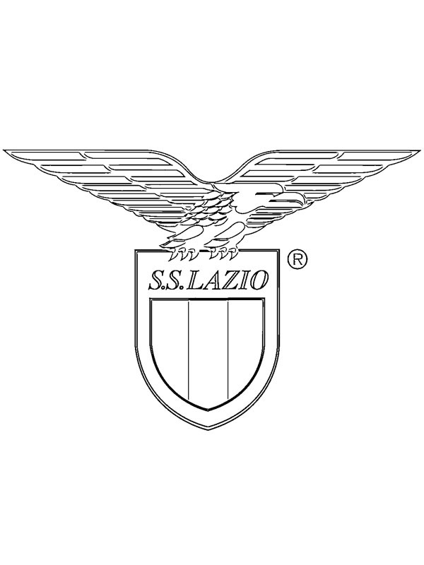 Dibujo de Sociedad Deportiva Lazio para Colorear