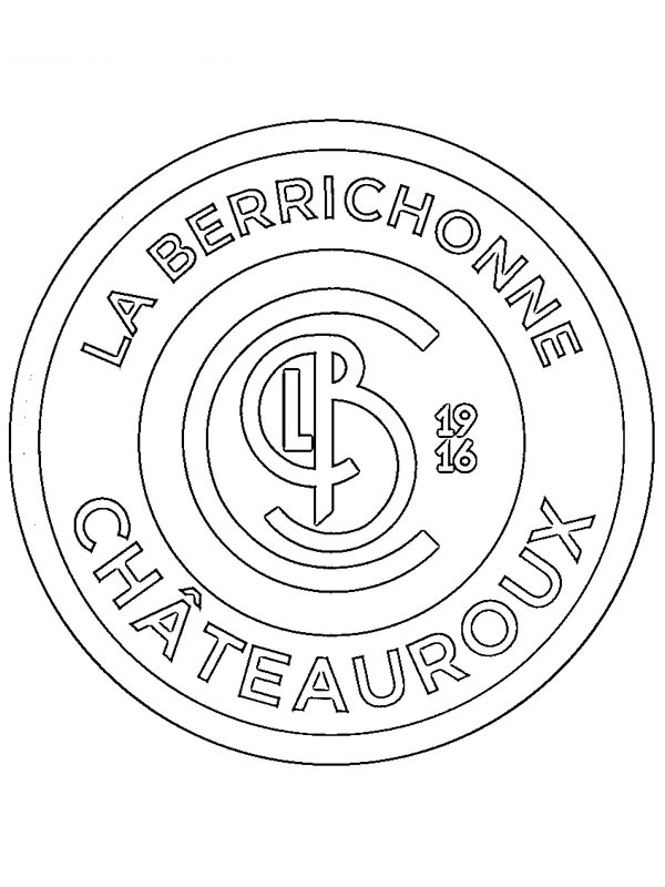 Dibujo de La Berrichonne de Châteauroux para Colorear
