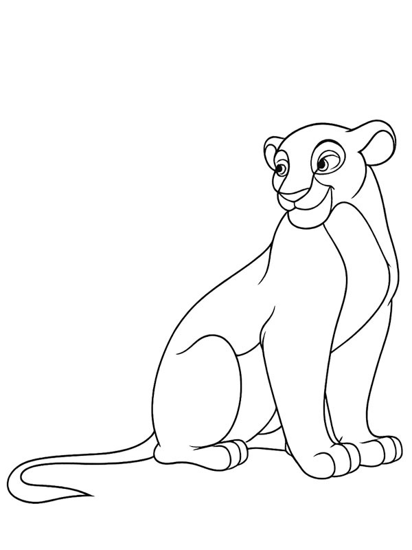 Dibujo de Sarabi para Colorear Dibujo de Sarabi para Colorear