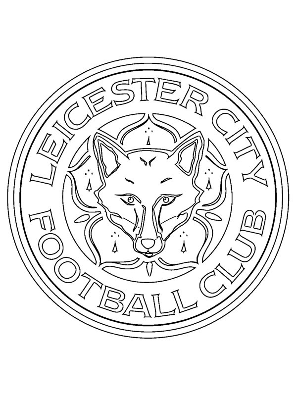 Dibujo de Leicester City Football Club para Colorear