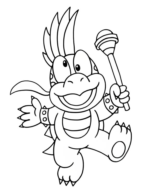 Dibujo de Lemmy Koopa para Colorear