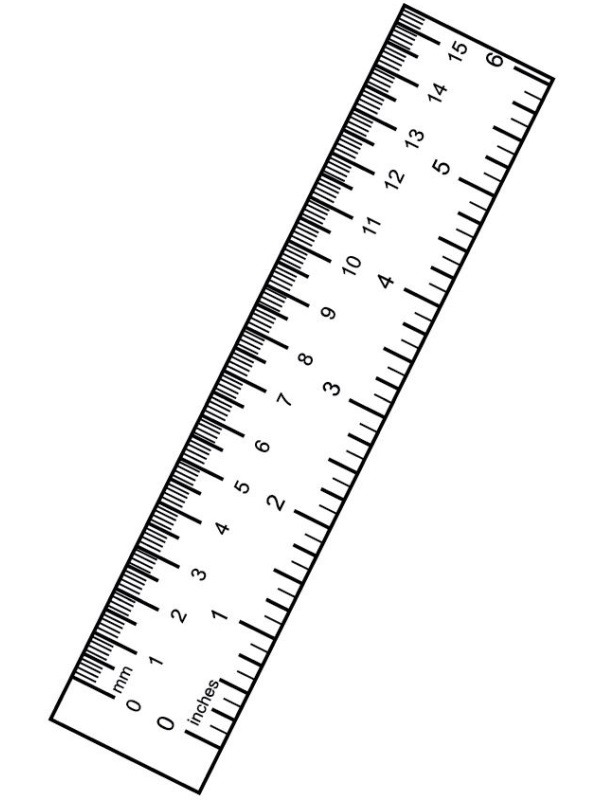 Dibujo de regla para Colorear Dibujo de regla para Colorear
