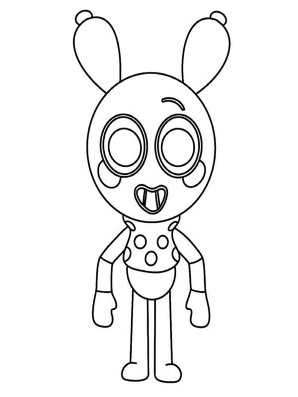 Dibujo de Looey Dandy’s World para Colorear Dibujo de Looey Dandy’s World para Colorear