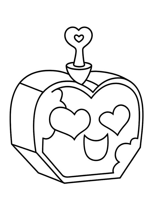 Dibujo de Love Blox Fruits para Colorear Dibujo de Love Blox Fruits para Colorear