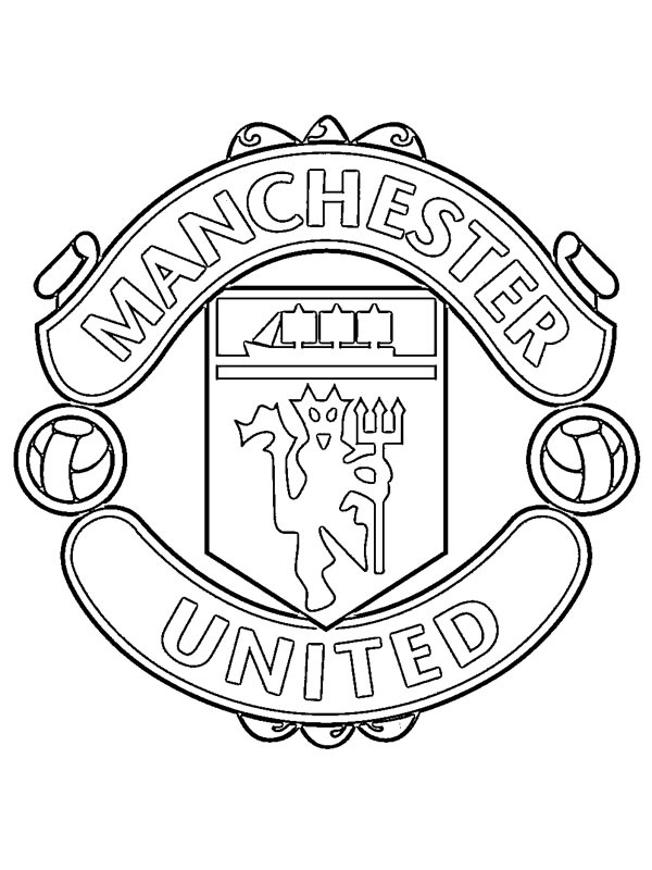 Dibujo de Manchester United Football Club para Colorear