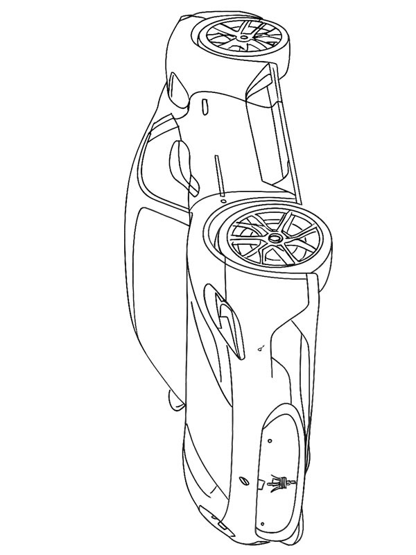 Dibujo de Maserati MCPura para Colorear Dibujo de Maserati MCPura para Colorear