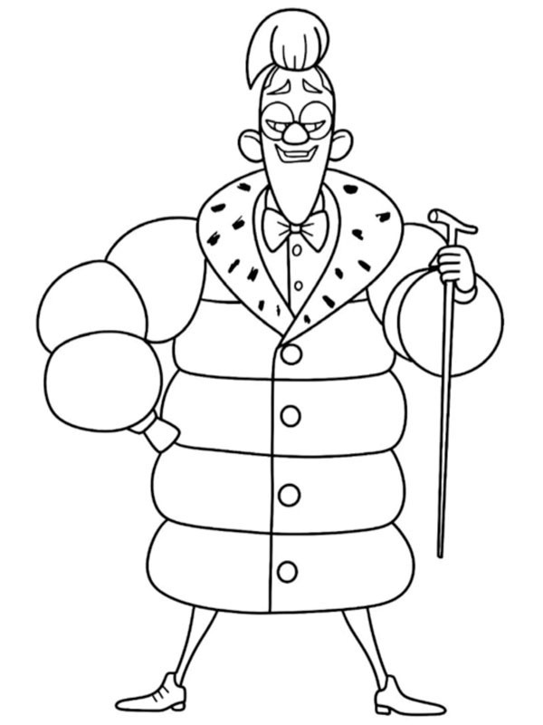 Dibujo de Maxime le Mal para Colorear Dibujo de Maxime le Mal para Colorear