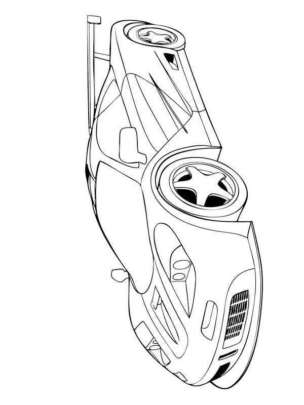 Dibujo de McLaren F1 LM para Colorear Dibujo de McLaren F1 LM para Colorear