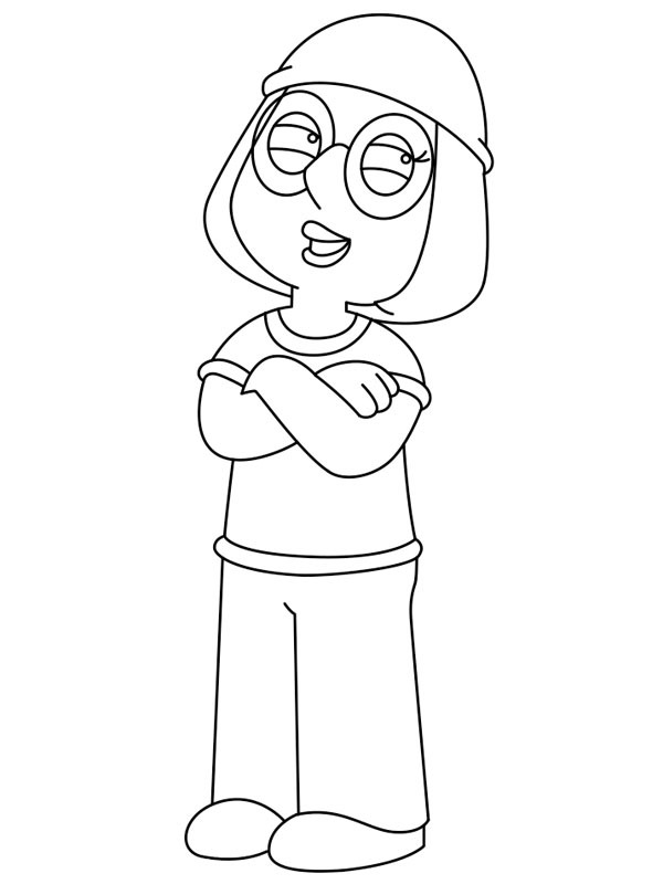 Dibujo de Meg Griffin para Colorear Dibujo de Meg Griffin para Colorear