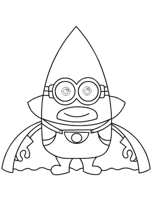 Dibujo de Mega Minion Gus para Colorear Dibujo de Mega Minion Gus para Colorear