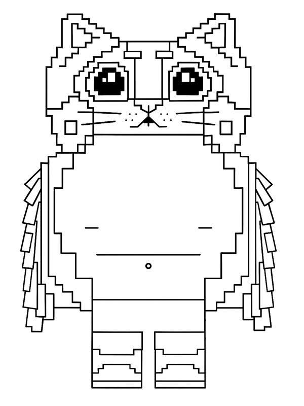 Dibujo de Meowl (Steal a Brainrot) para Colorear Dibujo de Meowl (Steal a Brainrot) para Colorear