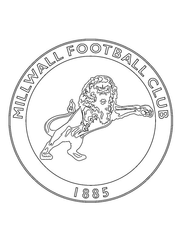 Dibujo de Millwall Football Club para Colorear
