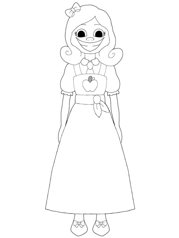 Dibujo de Miss Delight para Colorear Dibujo de Miss Delight para Colorear
