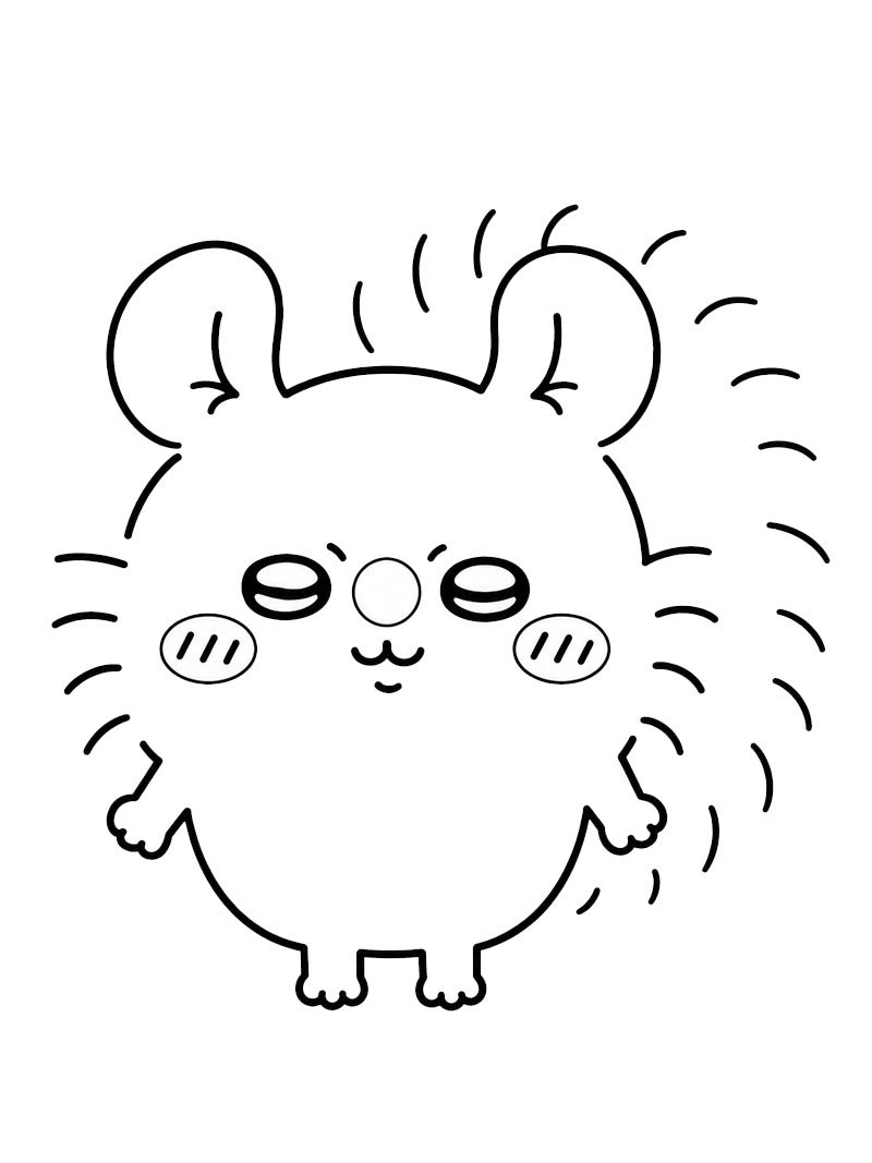 Dibujo de Momonga (Chiikawa) para Colorear Dibujo de Momonga (Chiikawa) para Colorear
