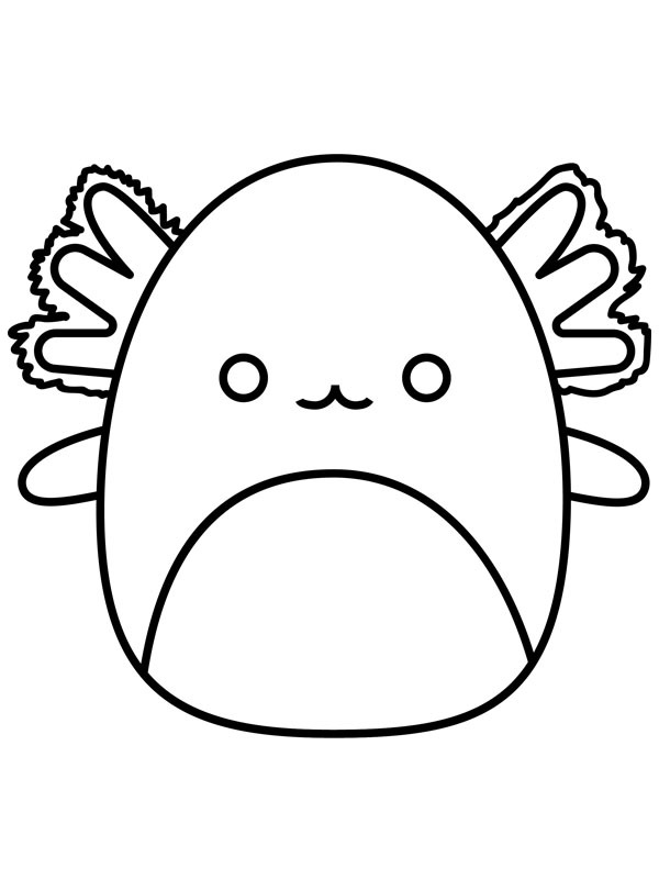 Dibujo de Monica Squishmallows para Colorear Dibujo de Monica Squishmallows para Colorear