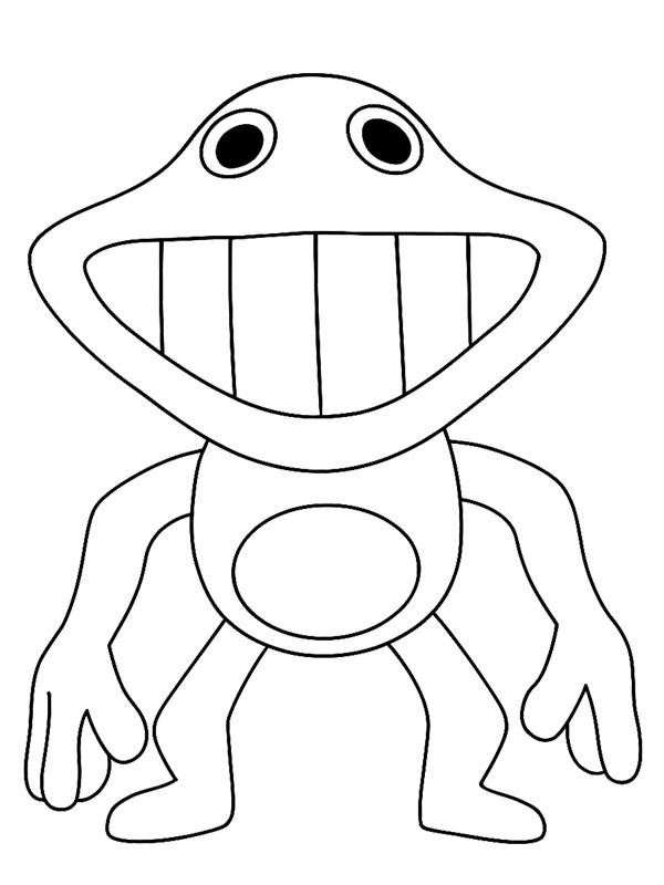 Dibujo de Monkey Larry (Garten of Banban) para Colorear Dibujo de Monkey Larry (Garten of Banban) para Colorear