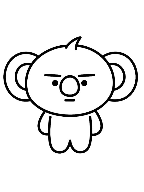 Dibujo de Moya (BT21) para Colorear Dibujo de Moya (BT21) para Colorear
