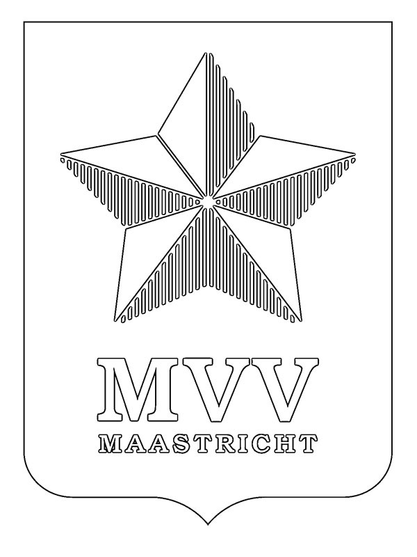 Dibujo de MVV Maastricht para Colorear Dibujo de MVV Maastricht para Colorear