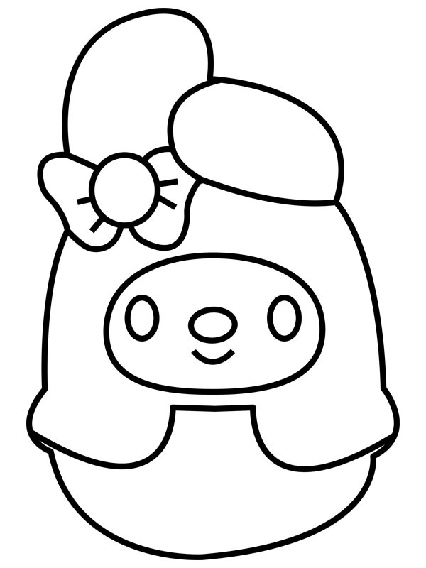 Dibujo de My Melody para Colorear Dibujo de My Melody para Colorear